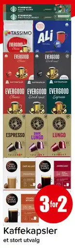 Spar Kaffekapsler et stort utvalg tilbud