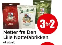Spar Nøtter fra Den Lille Nøttefabrikken tilbud