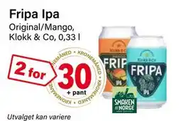 Nærbutikken Fripa Ipa tilbud