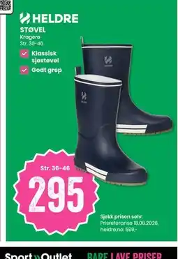 Sport Outlet STØVEL Kragerø tilbud