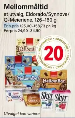 Nærbutikken Mellommåltid tilbud