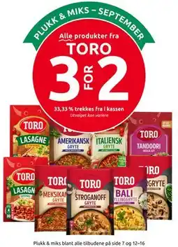Joker TORO tilbud