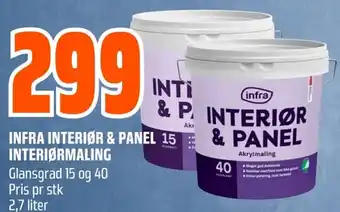 Infra interiør & panel interiørmaling