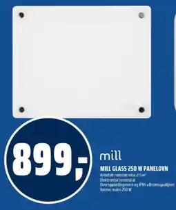 Coop Obs mill mill glass 250 w panelovn tilbud