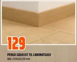 Coop Obs Pergo gulvlist til laminatgulv tilbud