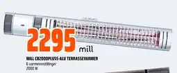 Coop Obs Mill cb200opluss-alu terrassevarmer tilbud
