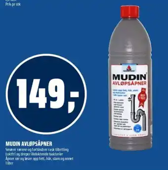 Mudin avløpsåpner