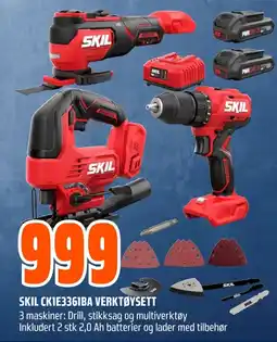 Coop Obs Skil ckie3361ba verktøysett tilbud