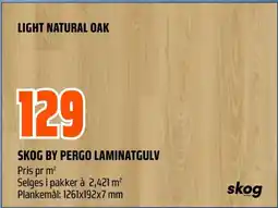 Coop Obs Skog by Pergo laminatgulv tilbud