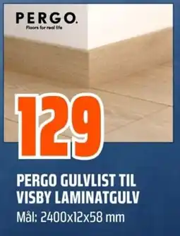 Coop Obs Pergo gulvlist til visby laminatgulv tilbud