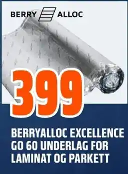 Coop Obs Berryalloc excellence go 60 underlag for laminat og parkett tilbud