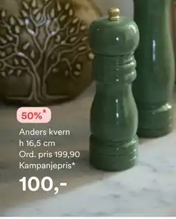 Kid Interiør Anders kvern, Medlemspris tilbud