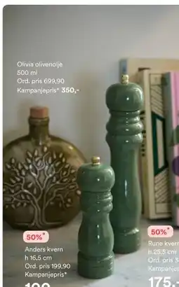 Kid Interiør Olivia olivenolje tilbud