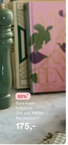 Kid Interiør Rune kvern, Medlemspris tilbud