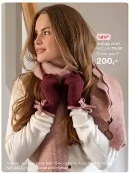 Kid Interiør Scallopp skjerf, Medlemspris tilbud