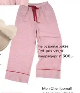Kid Interiør Ina pysjamasbukse tilbud
