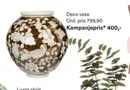 Kid Interiør Deco vase, Medlemspris tilbud
