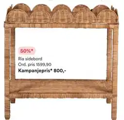 Kid Interiør Ria sidebord, Medlemspris tilbud