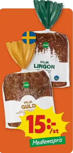 Stora Coop Vilja brød tilbud