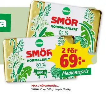 Smör. Coop