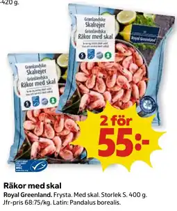 Stora Coop Royal Greenland Räkor med skal tilbud