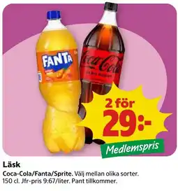 Stora Coop Coca-Cola/Fanta/Sprite tilbud