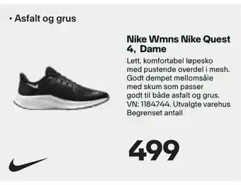 XXL Sport Nike Wmns Nike Quest 4, Dame tilbud