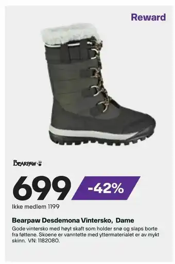 XXL Sport Bearpaw Desdemona Vintersko, Dame tilbud