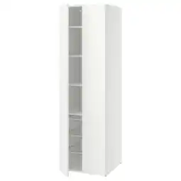 IKEA Lastare Garderobekombinasjon, hvit, 60x62x201 cm tilbud