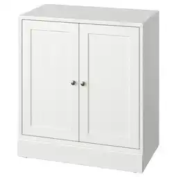 IKEA Havsta Skap med sokkel, hvit, 81x47x89 cm tilbud