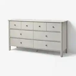 IKEA Storemolla Kommode med 8 skuffer, lys gråbeige lasert, 171x50x91 cm tilbud