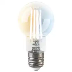 IKEA Kajplats led-pære e27 470 lumen, smart varmhvit til kaldhvit/klar/rund tilbud
