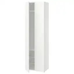 IKEA Lastare Garderobekombinasjon, hvit, 60x42x201 cm tilbud