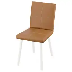 IKEA Tonstad Stol, Bomstad gyllenbrun/offwhite tilbud