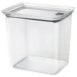 IKEA Korallvippa Krukke med lokk for tørrmat, transparent, 3.2 l tilbud