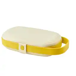 IKEA Kaptensfisk Matboks, gul, 23x13x6 cm tilbud