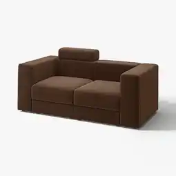 IKEA JÄttebo 2-seters modulsofa, med nakkestøtte/samsala mørk brun tilbud