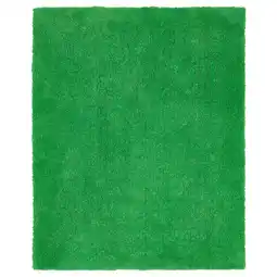 IKEA Skogsduva Teppe, lang lugg, grønn, 133x160 cm tilbud