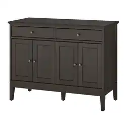 IKEA IdanÄs Skjenk, mørk brun lasert, 124x50x95 cm tilbud