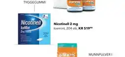 Apotek 1 Nicotinell 2 mg tilbud