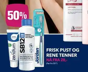 FRISK PUST OG RENE TENNER