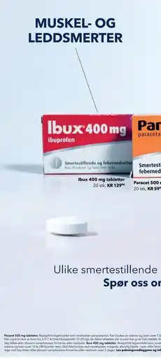 Apotek 1 Ibux 400 mg tabletter tilbud