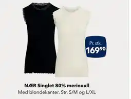 Apotek 1 NÆR Singlet 80% merinoull tilbud