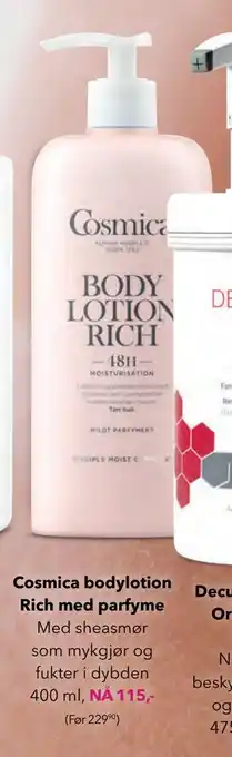 Cosmica bodylotion Rich med parfyme