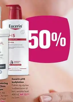 Apotek 1 Eucerin pH5 bodylotion tilbud