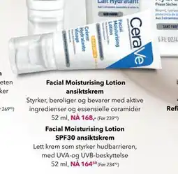 Apotek 1 Facial Moisturising Lotion SPF30 ansiktskrem tilbud