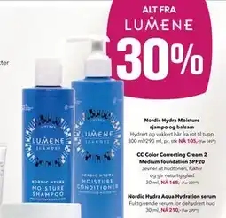 Apotek 1 Nordic Hydra Moisture sjampo og balsam tilbud