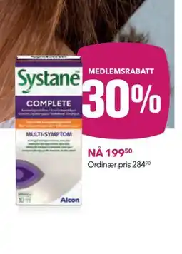 Apotek 1 Systane COMPLETE MULTI-SYMPTOM, Medlemspris tilbud