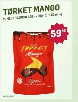 Holdbart TØRKET MANGO tilbud