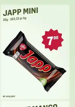 Holdbart JAPP MINI tilbud